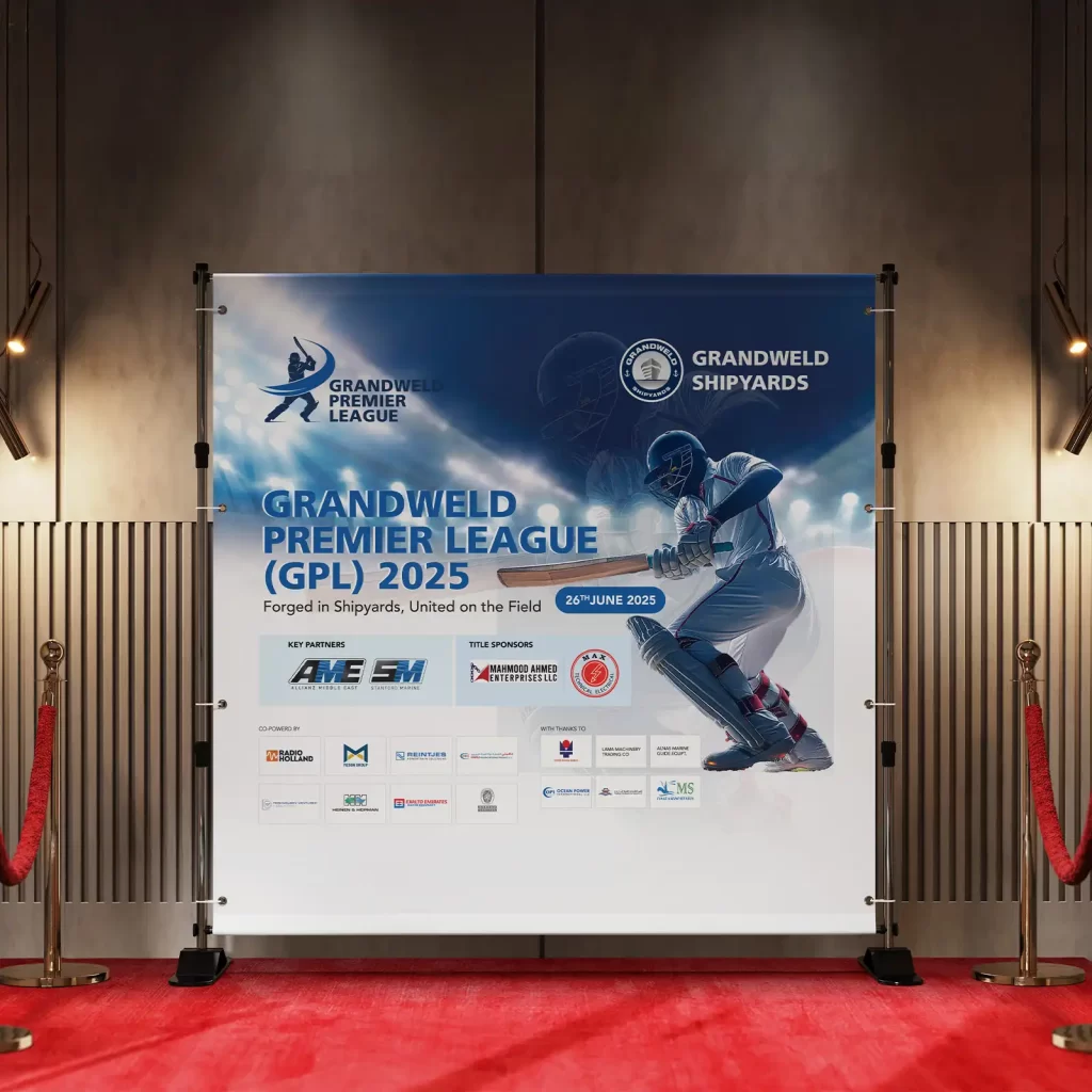 Backdrop banner printing