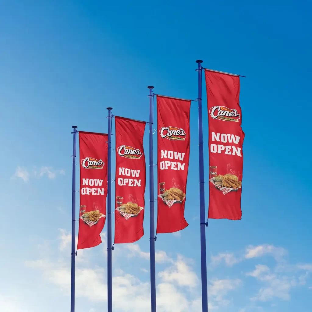 Promotional flag banners